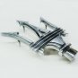 Maserati Front Chrome Grill Hood Emblem Ornament Logo Badge