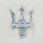 Maserati Front Chrome Grill Hood Emblem Ornament Logo Badge
