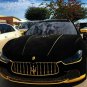 Maserati Front Golden Grill Hood Emblem Badge Ornament Logo