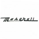Maserati Chrome Trunk Letter 3D Sticker Emblem Badge Logo Ornament