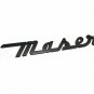 Maserati Black Trunk Letter 3D Sticker Emblem Badge Logo Ornament