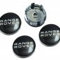 60mm Range Rover Black Silver Hubcap Cover Wheel Center Cap