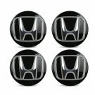 69mm Honda Black Silver Hubcap Cover Wheel Center Cap