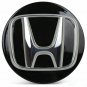 69mm Honda Black Silver Hubcap Cover Wheel Center Cap