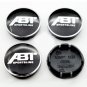 56mm ABT Black Hubcap Cover Wheel Center Cap Set