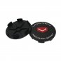 68mm Vossen Black Hubcap Center Wheel Cover Cap Set
