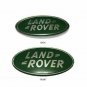 Land Rover Front Back Green Silver Emblem Sticker Logo Badge 3D