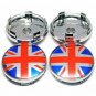 60mm MINI Union Jack Hubcap Hubcap Wheel Cover Center Cap Set