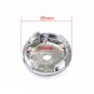 65mm Vossen Chrome Black Hubcap Wheel Cover Center Cap Set