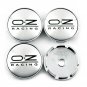 60mm OZ Racing Chrome Hubcap Wheel Cover Center Cap Set