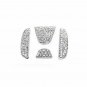HONDA Steering Wheel Sticker Diamond Emblem Logo
