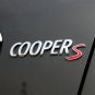 Cooper S Silver Red Sticker Logo Emblem Badge Trunk Back Sign