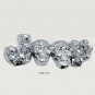 Jeep Silver Skull Embem Sticker Logo Sign Truck Back
