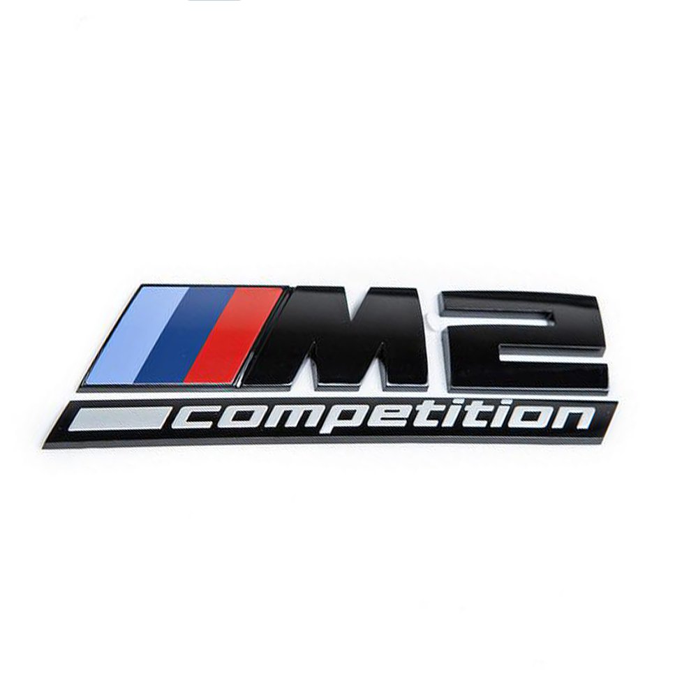 M2 Competition Black Sticker Emblem Logo Trunk Back Sign