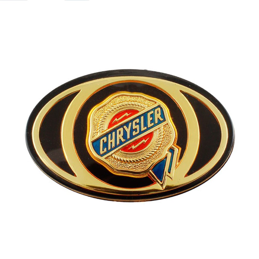 Chrysler Gold Emblem Sticker Logo Badge Fron