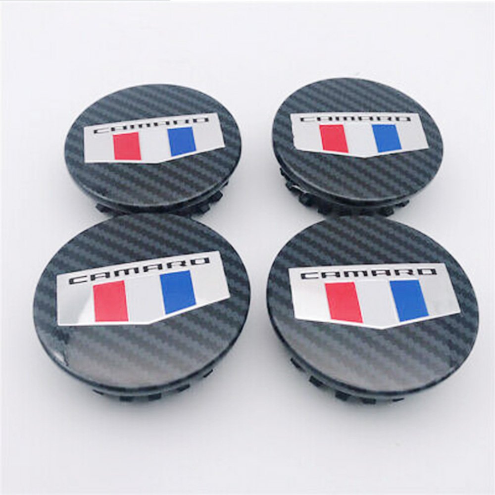 Chevrolet Camaro Carbon Black Hubcap Wheel Cover Center Cap Set