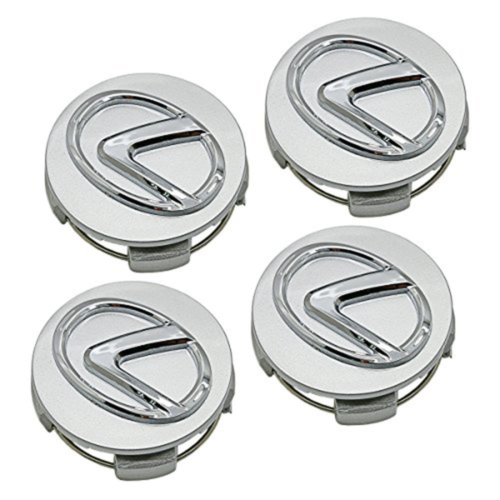 62mm Lexus Silver Hubcap Wheel Cover Cap Center Logo
