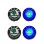 NEW 4X LED Skoda Hub Cap Car Wheel Cover Light LED Lighting Light Wheel Accessories