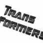 3D Black Metal Transformers Autobot Deception Car Emblem Badge Decal Sticker