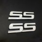 2pcs Metal SS Emblem Car Badge Stickers Decals For Chevrolet Chevy Impala Camaro