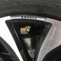 4pcs Chrome Metal Brabus B logo Car Wheel Hub Cap Emblem Badge Decal Sticker