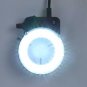 Plastic 144LEDs 60000LM 4.5W Adjustable Microscope LED Ring Light Illuminator