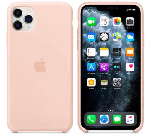 Apple Pink Sand Silicone Case for iPhone 11 Pro Protection Cover