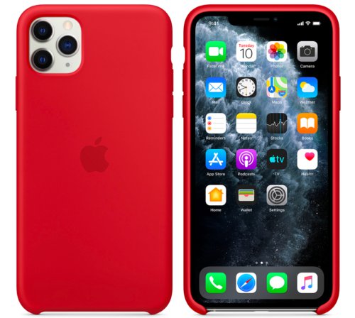 Apple Red Silicone Case for iPhone 11 Pro Protection Cover