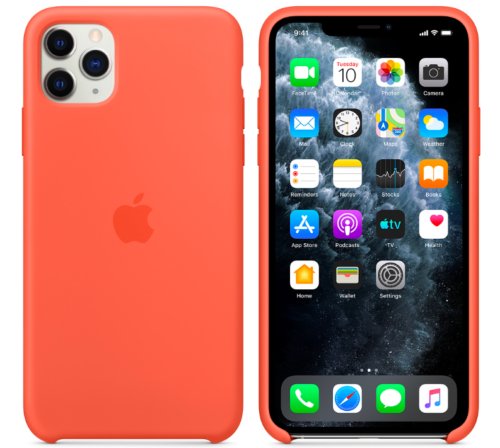 Apple Clementine Silicone Case for iPhone 11 Protection Cover