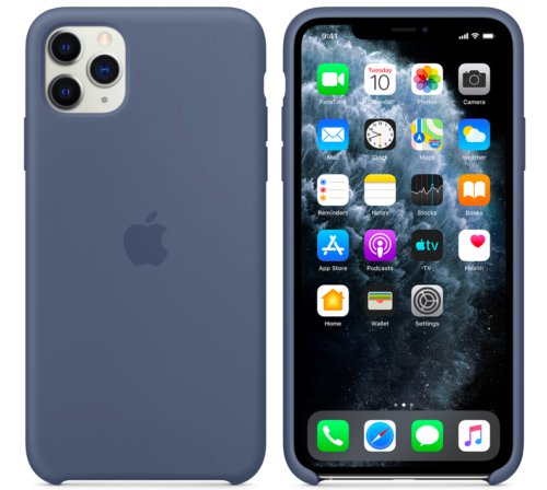 Apple Alaskan Blue Silicone Case for iPhone 11 Pro Max Protection Cover