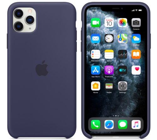 Apple Midnight Blue Silicone Case for iPhone 11 Protection Cover
