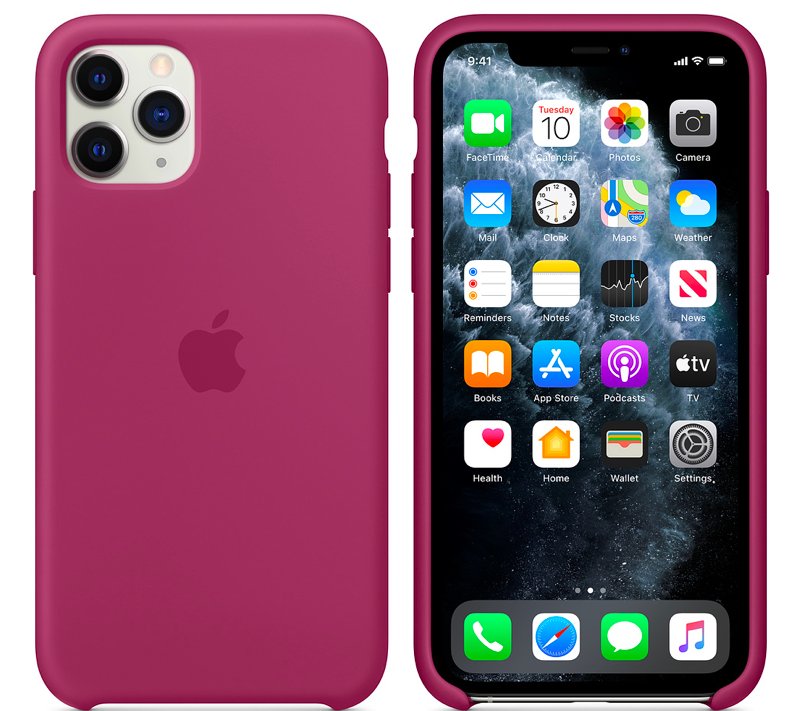 Apple Cyclamen Silicone Case for iPhone 11 Pro Protection Cover