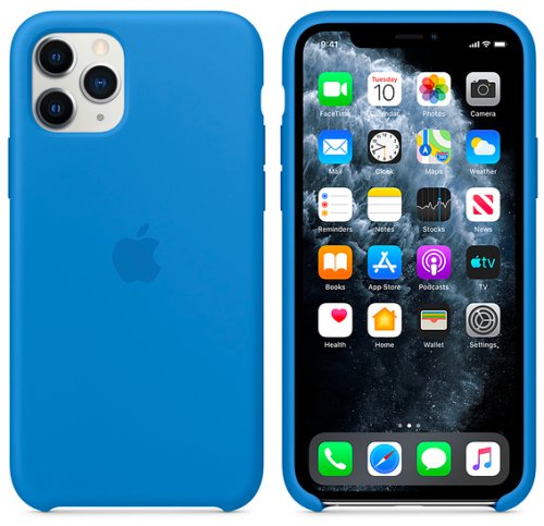 Apple Blue Silicone Case for iPhone 11 Protection Cover