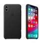 Apple iPhone XS Max 6,5″ Black Genuine Original Leather Case Cover