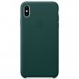 Apple iPhone XS Max 6,5&acirc;�&sup3; Forest Green Genuine Original Leather Case Cover