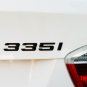 BMW 3 Series 335i Black Sticker Letter Trunk Grill Emblem Hood Badge