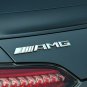 Chrome A45 AMG TURBO 4MATIC Trunk Fender Badges Sticker for Mercedes Benz Set