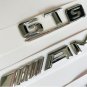 Chrome Letters Trunk Fender Badges Emblems for Mercedes Benz AMG GT S V8 BITURBO