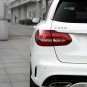 For Mercedes Benz W205 C300 Chrome Letters Number Trunk Emblem Emblems Badge
