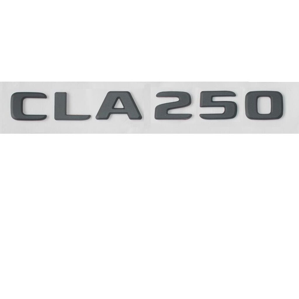 Black Trunk Letters Number CLA 250 Emblems Badges for Mercedes Benz CLA250 2017+