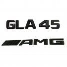 Black Letters GLA 45 AMG Trunk Emblem Emblems for Mercedes Benz W156 GLA45 AMG