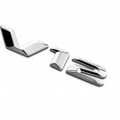 3D Chrome Letters V 12 Fender Emblems Badges for Benz Maybach S600L S500L V12