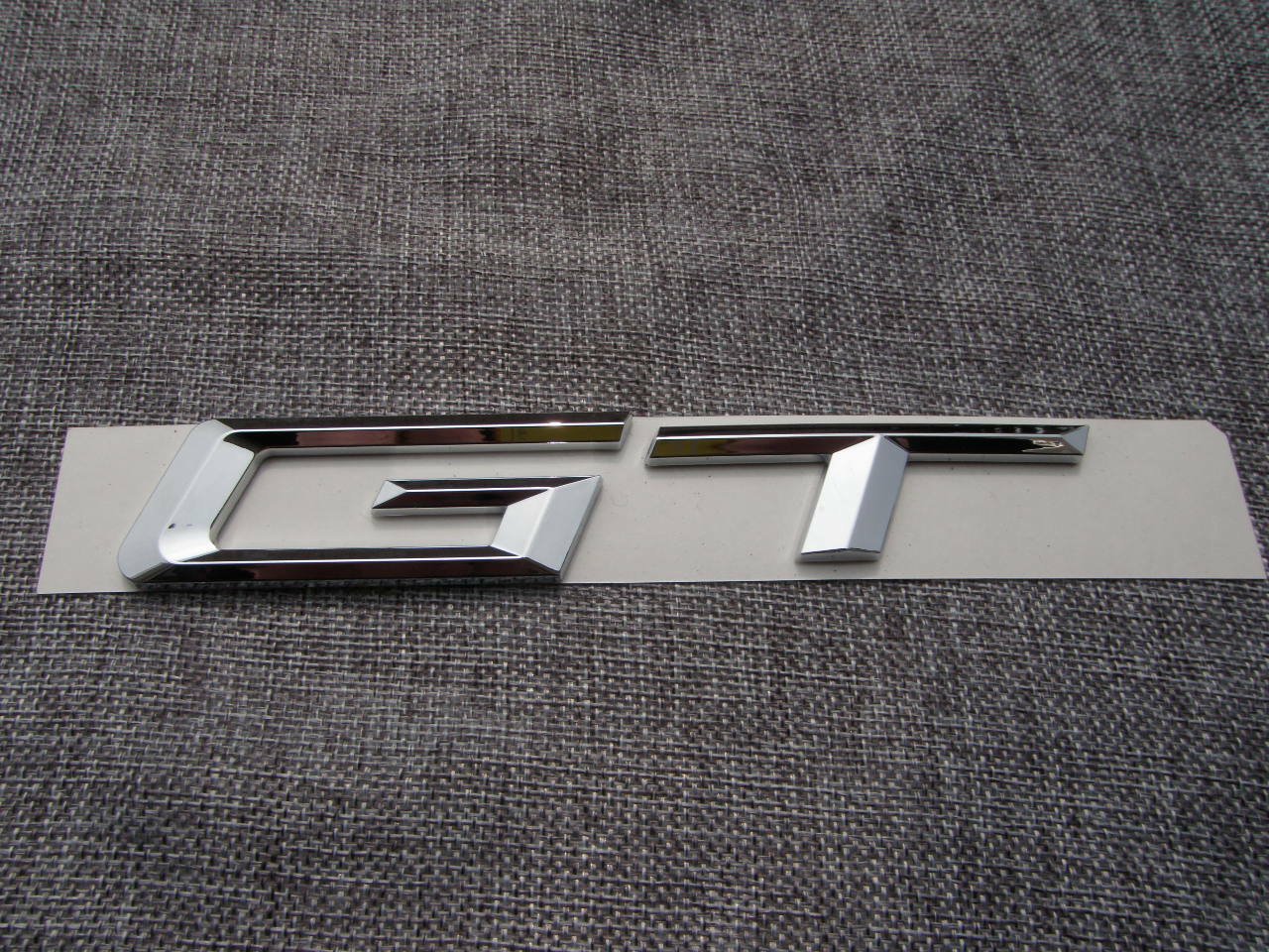 Chrome GT Letters Number Trunk Rear Emblem Badge Sticker for BMW 3 5 Series GT
