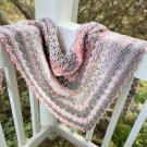 Triangle Shawl Spring Scarf Crocheted Shawl