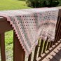 Triangle Shawl Spring Scarf Crocheted Shawl