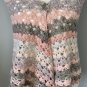 Triangle Shawl Spring Scarf Crocheted Shawl