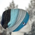 Sparkle Shiplap Slouchy Hat Crocheted Slouch Hat