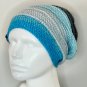 Sparkle Shiplap Slouchy Hat Crocheted Slouch Hat
