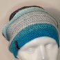 Sparkle Shiplap Slouchy Hat Crocheted Slouch Hat