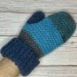 Sparkle Ombré Crochet Mittens Handmade